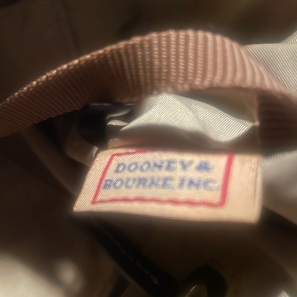 Dooney and Bourke Nylon/ Leather crossbody/satchel handbag.  13x 12. W/ STRAP - Picture 7 of 8